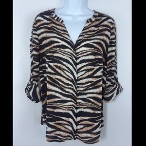 INC. International Concepts Animal Print Blouse